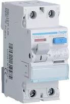 HAGER CDA240J RCCB Liekanos Srovės Automatinis Jungiklis 1P+N 40A 30mA A Tipas 6kA