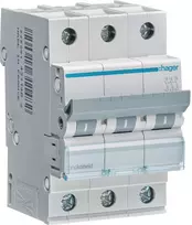 Hager MCN310E Miniatiūrinis automatinis jungiklis 6kA, C, 10A, 3P