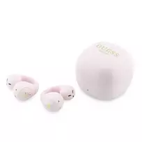 GUESS Mini Classic Open-Ear belaidės ausinės rožinės spalvos