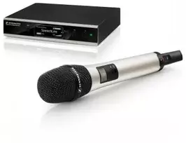 SENNHEISER SL Handheld Set DW-3-EU R, vokalinis rinkinys su laidiniu siųstuvu + MME 865-1, stacionariu imtuvu ir maitinimo bloku, GA 4, skaitmeninis, 1,9 GHz
