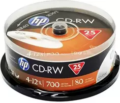 Verbatim DVHP69312PLG CD-RW diskai 25 vnt. verpstėje (dėžutė) 700MB 80 min 12x perrašomi