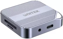 UNITEK MagSafe Card Reader USB-C 3.2 Gen 1 SD/Micro SD Space Gray S1244CGY01