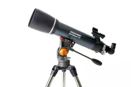 Celestron AstroMaster 102AZ Refractor Telescope 102mm Aperture 660mm Focal Length Black