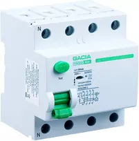 GACIA PR8NM 4P 40A 30mA A tipo liekamosios srovės grandinės pertraukiklis (RCCB) 4 polių 40A 30mA