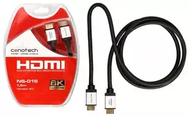 CONOTECH NS-015 2.1 8K HDMI laidas 1,5 m Ultra High Speed 48Gbps juodas
