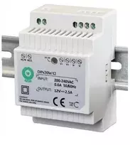 EURA DIN30W12 12V 2.5A DC DIN Rail Power Supply