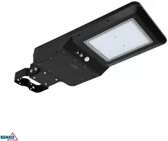 BEMKO SOLGER LED saulės gatvės šviestuvas 40W 6000LM 3000/4000/6000K IP65 juodas su PIR jutikliu