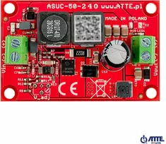 ATTE ASUC-50-240-OF DC/DC keitiklis 50W 24V įėjimas 5V išėjimas