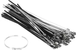 DELTA Montage SSCT-250X4.6 nerūdijančio plieno kabelio raištis 250mm x 4.6mm 100 vnt. pakuotė