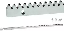 PSG Premium Gear Rack 60.051 vartų dantytas strypas stumdomiems vartams – 8 mm pagrindo plokštė, M4 modulis, 1 metras, cinkuotas plienas