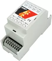 ROPAM RM5-12V-4P 4 kanalų 12V DC SPDT relių modulis su LED indikatoriais
