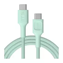 Green Cell PowerStream USB-C į USB-C laidas 100W 2m Mėtų Žalia