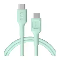 Green Cell PowerFlex Fast Charging USB Type-C to USB Type-C Cable 100W Mint Green 1.2m