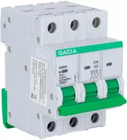 GACIA N8BH 10kA C 3P 20A Miniatiūrinis grandinės pertraukiklis (MCB)