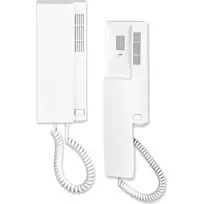 ACO INS-UP720B UNIFON - laikymo, 1 mygtuko skaitmeninis durų domofono ragelis, baltas