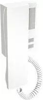 ACO INS-UP UNIFON - 2 mygtukų garso domofono ragelis su magnetiniu fiksavimu, baltas
