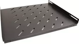 Getfort 60cm Fixed Rack Shelf 1U 19-inch Black 20kg