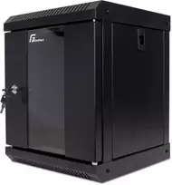 GETFORT WGF06-33EH-WGB 10 inch 6U sieninis stelažo korpusas 300x300mm juodas