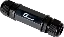 GETFORT Cat.5e RJ45 Female to Female Outdoor Coupler, IP67, Shielded, Black