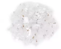 GETFORT RJ45 Cat.5e Pass-Through Connector UTP 8P8C 100-Pack