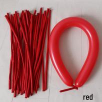 360 Thickened Long Skin Pink & White Balloons for DIY Magic Modeling, 10 Pcs