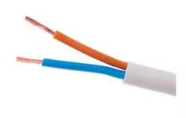 ELEKTROKABEL OMY 2x1mm2 H03VV-F elektros kabelis juodas 100m