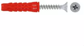 WKRĘT-MET Universal Wall Plug 10x60/70, Countersunk Screw, Cardboard Box (SFXP-10060070 x 50 vnt.)
