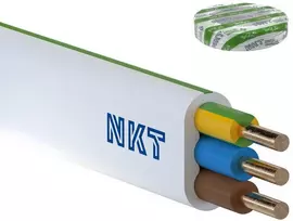 NKT instal PLUS YDYp 3x2.5 mm² maitinimo kabelis 100m baltas