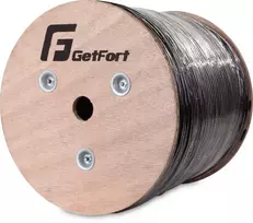 GETFORT Cat.5e U/UTP Outdoor Gel-Filled Twisted Pair Cable 500m Black