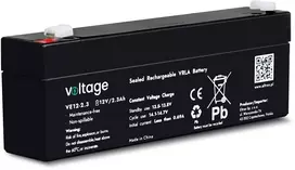 VOLTAGE AGM baterija 12V 2.3Ah VE12-2.3 (6-9 metų tarnavimo laikas)