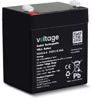 Voltage AGM Battery 12V 5Ah VE12-5.0 (6-9 Years Life)