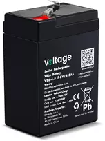 VOLTAGE AGM Battery 6V 4.5Ah VE6-4.5 (6-9 Years Lifespan)
