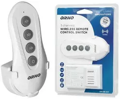 ORNO OR-GB-447 Belaidis apšvietimo valdiklis 1 kanalo RF nuotolinio valdymo rinkinys 433,92 MHz 1000W
