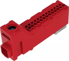 PAWBOL LZB E.4136CZ Sraigtinė gnybtų juosta 12 polių Raudona 450V 24A
