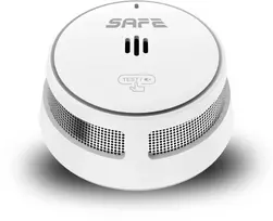 SAFE 10Y30-PRO Photoelectric Smoke Detector with 10-Year Battery, White