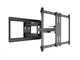 MULTIBRACKETS M Universal FlexArm Pro Dual HD Offset - Dvigubas monitoriaus laikiklis stalviršiui, 15-32 colių ekranams, dujinė spyruoklė, juoda