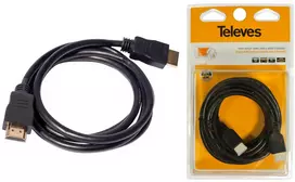 Televes HDMI 2.0 laidas 5m 4K UHD 18Gbps su auksuotais kontaktais