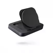 ZENS Magnetic Nightstand Charger - 20W belaidis įkrovimo stovas, skirtas iPhone ir AirPods (juodas)