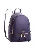 Michael Kors Rhea Kuprinė Tamsiai Mėlyna Saffiano Oda Moterims 27x26x14 cm