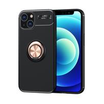 Telefono apsauginis dėklas, dangtelis Apple iPhone 13 Mini, magnetinis, su žiedu, juodas