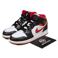 Air Jordan 1 Mid GS Black Gym Red Retro Sneakers DJ4695-122 EU 38 įvairiaspalvis