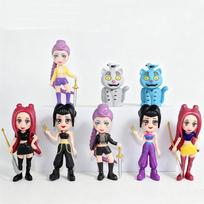 8 vnt./rinkinys Kpop Demonas Medžiotojas Veiksmo figūrėlė Žaislas Derpys Tigras Rumi Mira Zoey Sussy Figūrėlė Lėlė Gerbėjams Dovanos white