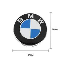 56/68mm Automobilio ratlankių dangteliai BMW 3 5 7 serijai M M3 M5 M6 F01 F20 F10 X5 E36 Automobilio ratų centrinių dangtelių apdailos aksesuarai blue white 56mm