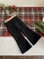 Jenny Kids Winter Velvet Flare Pants for Girls - Stylish & Versatile Korean-Style Trousers 100cm