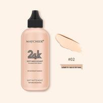 Meixier 24K Moisturizing BB Cream 120ML - Long-Lasting Foundation Liquid beige
