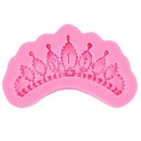 3D Circle Crown Shaped Fondant Mold Crown Silicone Sugarcraft Mold Fondant Mold Cake Decorating Tools Polymer Clay Molds 1
