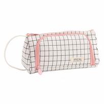 1/2PCS Big Capacity Pencil Case Pouch Pen Case Simple Stationery Bag School College Office Organizer for Teens Girls Student white