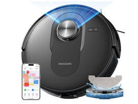 „Proscenic Q8“ robotas dulkių siurblys su valymo funkcija, 6000Pa 200 min.