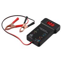 Battery Tester Diagnostic Tool for 12V Car Batteries Fast and Accurate Testing with LED Display and Battery Status Indicator China Mainland black
