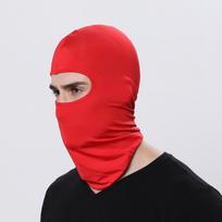 Men's Cycle Cycling Cap Balaclava Full Face Ski Mask Hood Hiking Camping Hunting Tactical Military Airsoft Cap Bike Hats Neck Gai Practical Use raudona